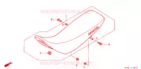 SELLE pour Honda XR 250 TORNADO de 2003