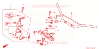 GUIDON   TE DE FOURCHE pour Honda XR 250 TORNADO de 2003
