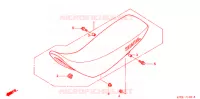 SELLE pour Honda XR 250 TORNADO de 2003