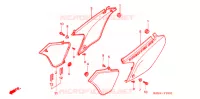 COUVERCLES LATERAUX pour Honda XR 250 TORNADO de 2005