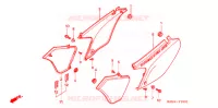 COUVERCLES LATERAUX pour Honda XR 250 TORNADO de 2006