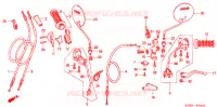 LEVIER DE GUIDON   CABLE   COMMODO pour Honda XR 250 TORNADO de 2006