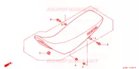 SELLE pour Honda XR 250 TORNADO de 2006