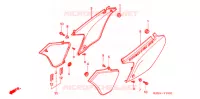 COUVERCLES LATERAUX pour Honda XR 250 TORNADO de 2006