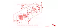 POMPE A HUILE pour Honda XR 250 TORNADO de 2006
