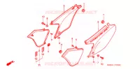 COUVERCLES LATERAUX pour Honda XR 250 TORNADO de 2007