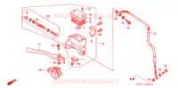 MAITRE CYLINDRE DE FREIN AVANT pour Honda XR 250 TORNADO de 2007