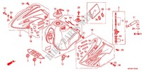 RESERVOIR A CARBURANT (XR250HS6,7,8,E/LS6,7,8) pour Honda XR 250 TORNADO de 2007