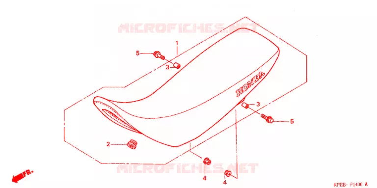 SELLE Honda MOTO 250 XR 2003  XR250LSC3