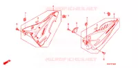 COUVERCLES LATERAUX pour Honda CBF125 de 2013