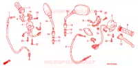 LEVIER DE GUIDON   CABLE   COMMODO pour Honda CBF125 de 2013