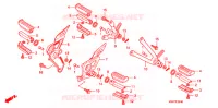 REPOSE PIED pour Honda CBF125 de 2013