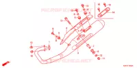SILENCIEUX D'ECHAPPEMENT pour Honda CBF125 de 2013