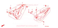 COUVERCLES LATERAUX pour Honda CBF 125 de 2013