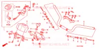 GUIDON   TE DE FOURCHE pour Honda CBF 125 de 2013
