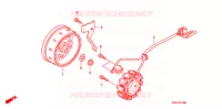 ALTERNATEUR pour Honda CBF125 de 2013
