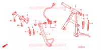 BEQUILLE pour Honda CBF125 de 2013