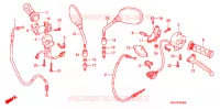 LEVIER DE GUIDON   CABLE   COMMODO pour Honda CBF125 de 2013