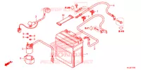 BATTERIE pour Honda ELITE 125 de 2014