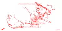 GUIDON   CARENAGE pour Honda ELITE 125 de 2014