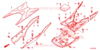 PLANCHER pour Honda ELITE 125 de 2014
