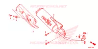 SILENCIEUX D'ECHAPPEMENT pour Honda ELITE 125 de 2014