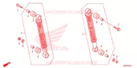 AMORTISSEUR ARRIERE pour Honda WAVE 110 de 2014