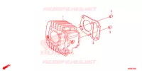 CYLINDRE pour Honda WAVE 110 de 2014