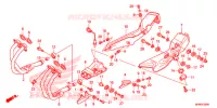 SILENCIEUX D'ECHAPPEMENT pour Honda CB 1000 R SIENNA RED de 2016