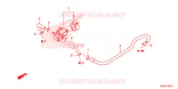 VALVE DE COMMANDE D'INJECTION D'AIR pour Honda CB 1000 R ROUGE SIENNE de 2015