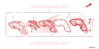 COMPTEUR pour Honda CB 1000 R WHITE de 2015