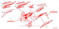 AUTOCOLLANTS pour Honda CB 500 F de 2015