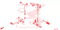 PEDALE pour Honda CB 500 F de 2015