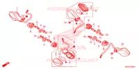 CLIGNOTANT pour Honda CB 500 X de 2015