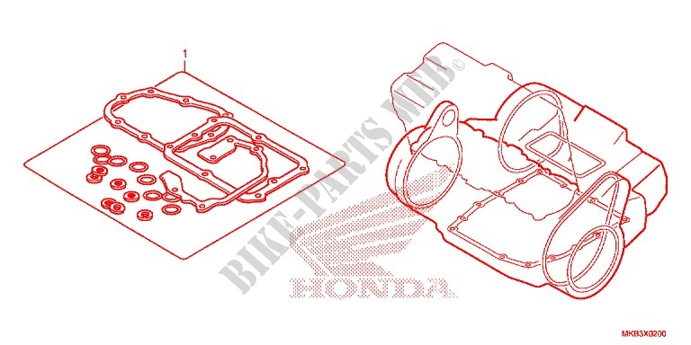 POCHETTE DE JOINTS B pour Honda CBR 1000 SP ABS REPSOL de 2015