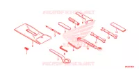 OUTIL pour Honda CBR 1000 SP ABS REPSOL de 2015