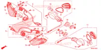 CLIGNOTANT pour Honda CBR 1000 RR SP ABS TRICOLOR de 2015