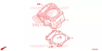 CYLINDRE pour Honda CBR 250 R de 2015