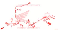 PEDALE pour Honda CBR 250 R de 2015