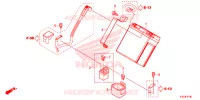BATTERIE pour Honda CBR 250 R REPSOL 3MA de 2015