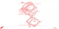 CYLINDRE pour Honda CBR 250 R WHITE de 2015