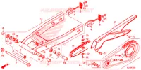 BRAS OSCILLANT pour Honda CBR 500 R TRICOLOR de 2015