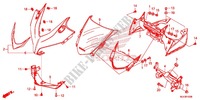 TETE DE FOURCHE pour Honda CBR 500 R TRICOLOR de 2015