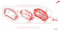 COMPTEUR pour Honda CBR 500 R de 2015