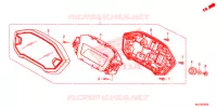 COMPTEUR pour Honda CBR 500 R de 2015