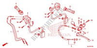 LEVIER DE GUIDON   CABLE   COMMODO pour Honda CBR 500 R SILVER de 2015