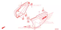 COUVERCLES LATERAUX pour Honda CG 110 de 2016