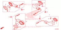CLIGNOTANT pour Honda CRF 250 L ROJO de 2016