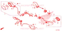 CLIGNOTANT pour Honda CTX 700 ABS de 2015