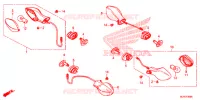 CLIGNOTANT pour Honda CTX 700 N ABS de 2015